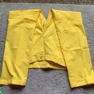 Yellow Nike golf pants